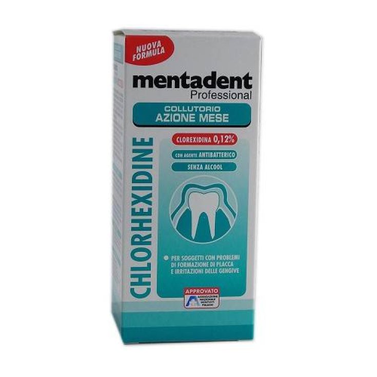 Mentadent Bain de Bouche Professionnel Chlorhexidine 0,12% 250ml