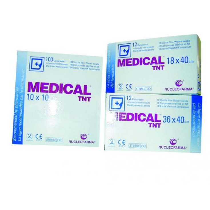 Pharmacare Tnt Gaze Médicale 10x10cm 100 Pièces