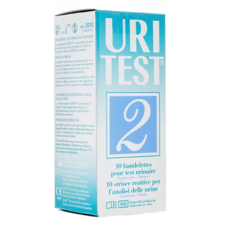 Uritest Test Urinaire 2 Packs 10 Bandelettes