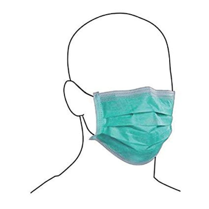 Masque avec casque élastique 100 pièces