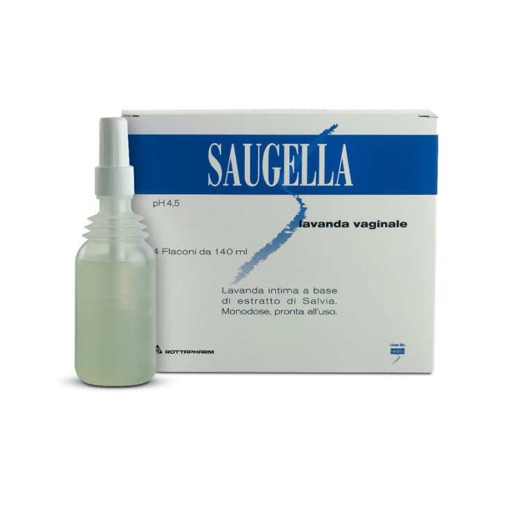 Saugella Vaginal Lavande 140 ml 4 Bouteilles