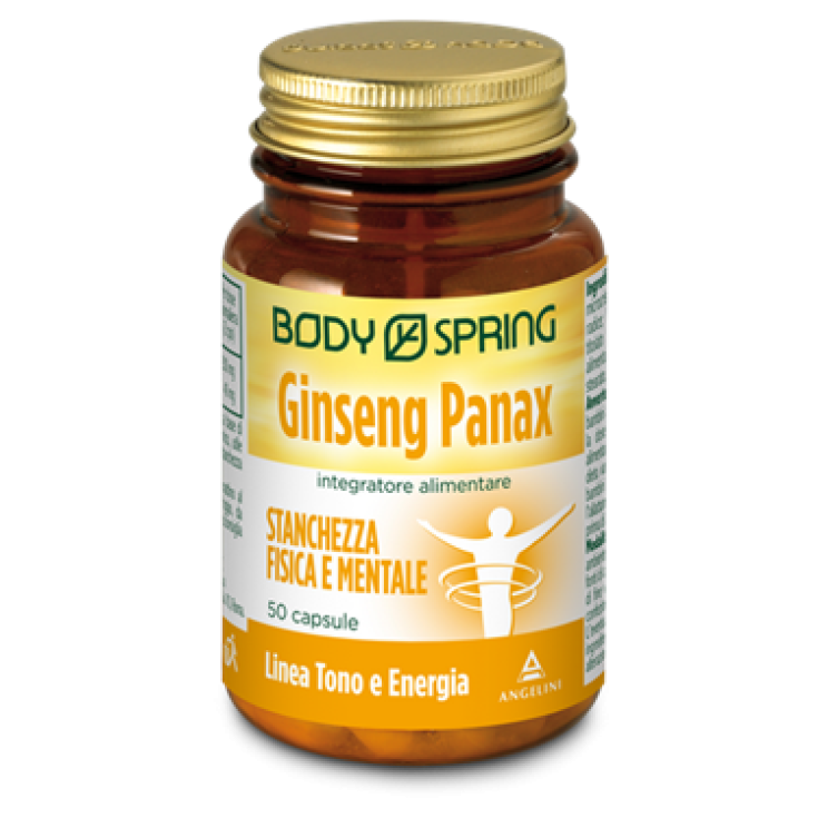 Body Spring Ginseng Panax Complément Alimentaire 50 Gélules