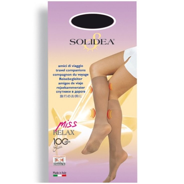 Solidea Miss Relax 100 Denari Mi-Bas Bleu Foncé Taille 3