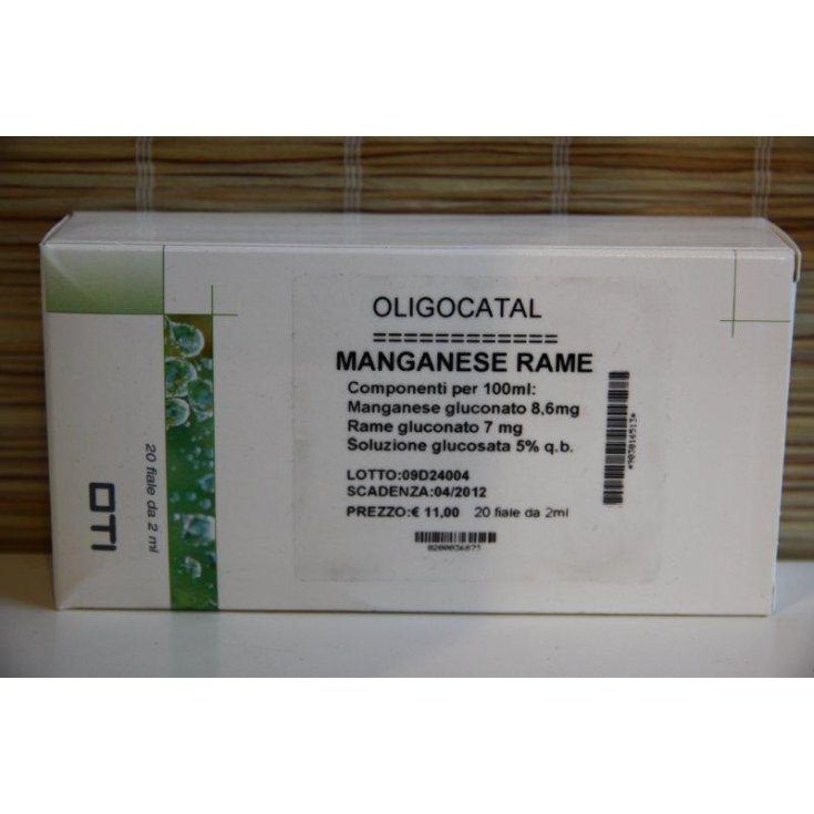 OTI Oligocatal Manganèse Cuivre Complément Alimentaire 20 Flacons