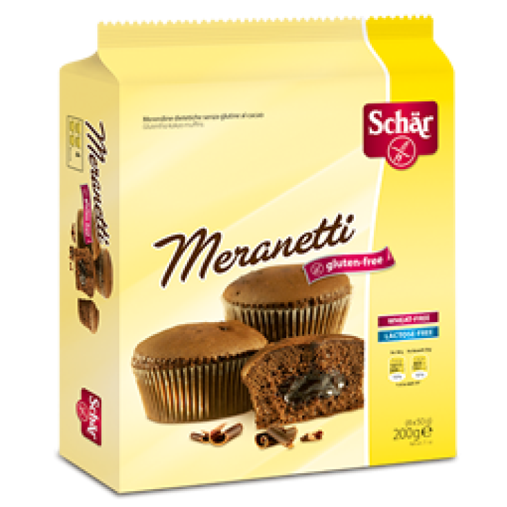 Schar Meranetti Snacks au cacao sans gluten 200g (4x50g)