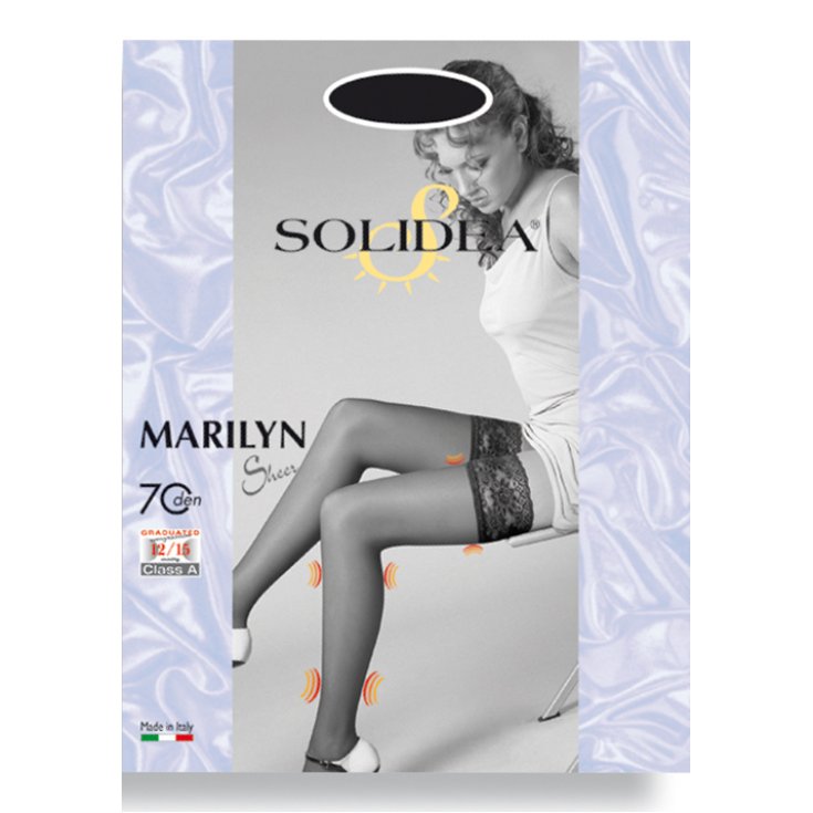 Solidea Marilyn 70 Sheer Stay-ups Couleur Bronze Taille 3-Ml