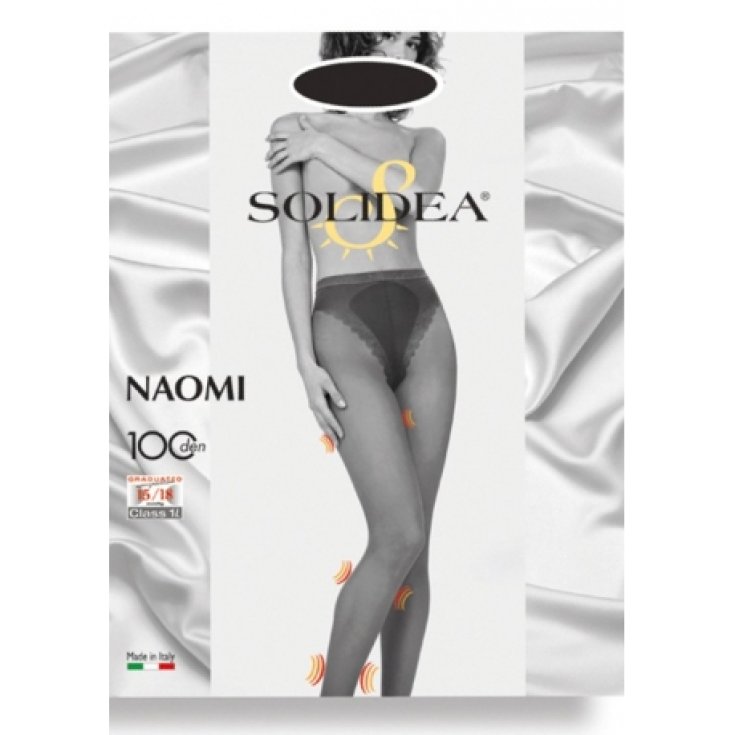 Solidea Naomi 100 Collant Compression Graduée Couleur Bleu Foncé Taille 5 XXL