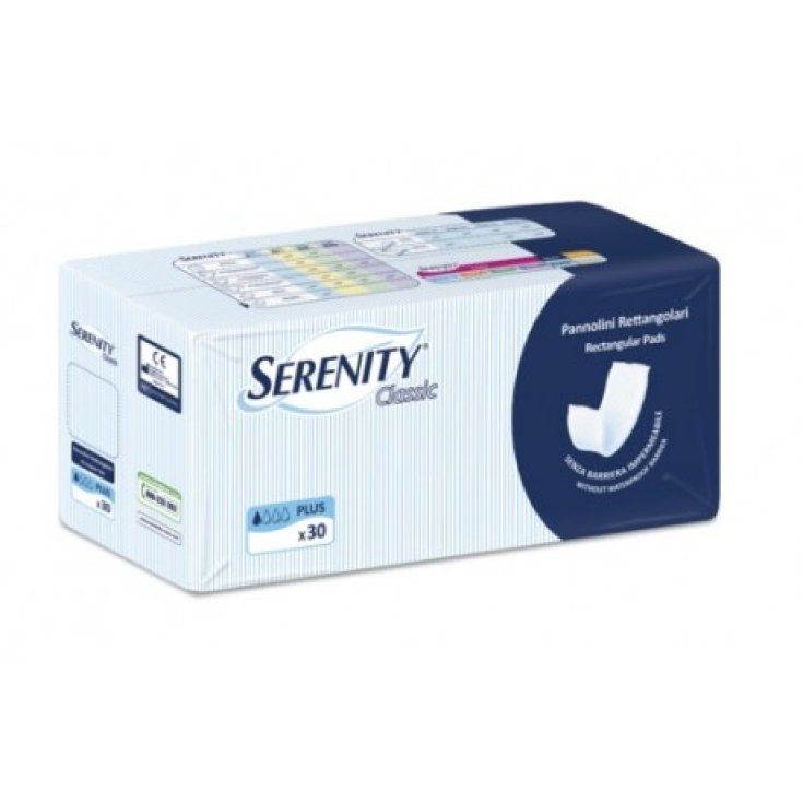 Serenity Serviettes Rectangulaires Sans Barrières 30 Pièces