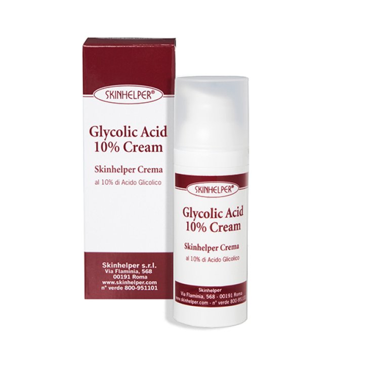 Skinhelper Crème Visage 10% Acide Glycolique 50ml