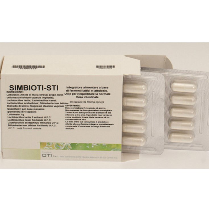 Oti Simbioti Sti Complément Alimentaire 60 Gélules de 500mg