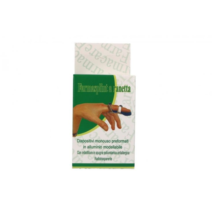 Farmacare Farmasplint A Ranetta Pour Fracture Doigts Grande Taille 10cm