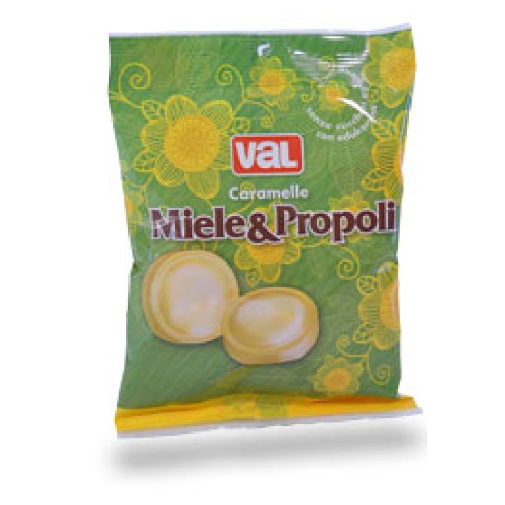 Val Caramelle Miel Propolis Sans Sucre 50g