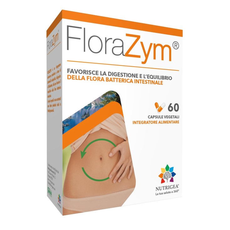 Nutrigea® FloraZym® Complément Alimentaire 60 Gélules Végétales