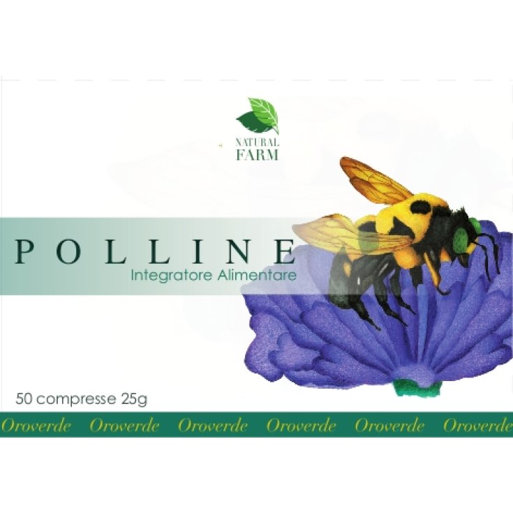 Natural Farm Pollen Complément Alimentaire 50 Comprimés