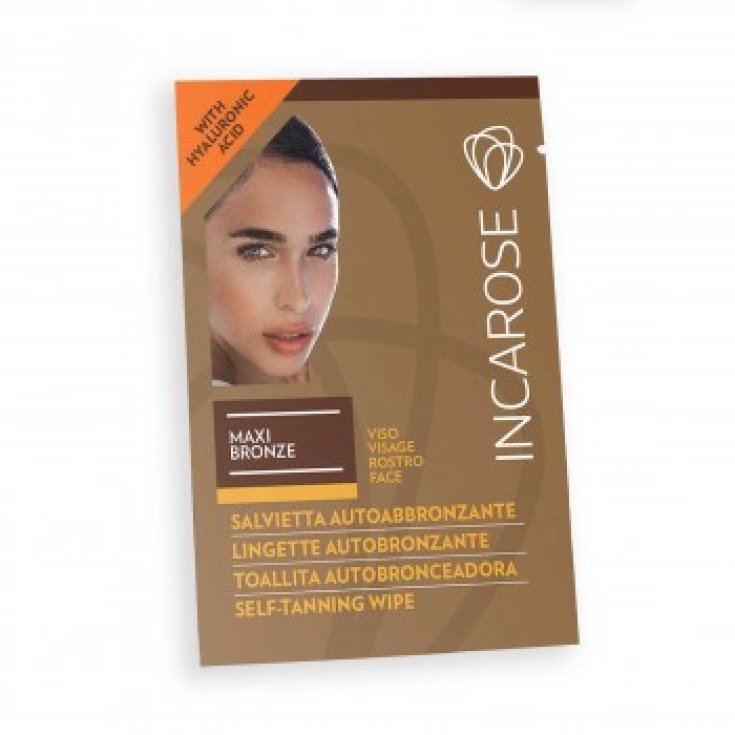 Incarose Maxi Bronze Serviette Autobronzante Jetable 6ml