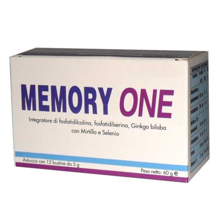 Leader Natural Pharma Memory One Complément Alimentaire Aux Myrtilles Et Sélénium 12 Sachets 60g