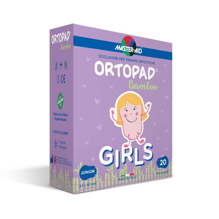 Master-Aid® Ortopad® Cotton Girls Occluder pour les thérapies orthopédiques Medium 20 pièces
