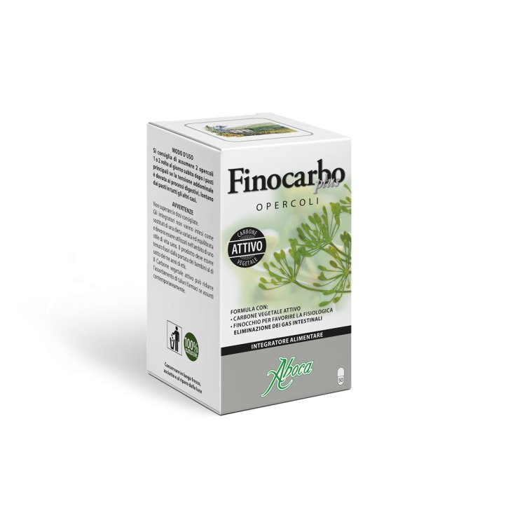 Finocarbo Plus Aboca 50 Gélules de 500mg