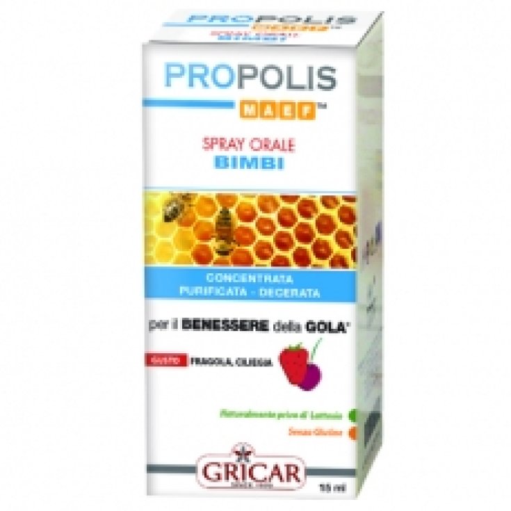 Gricar Propolis Spray Buccal Enfants Complément Alimentaire 15 ml