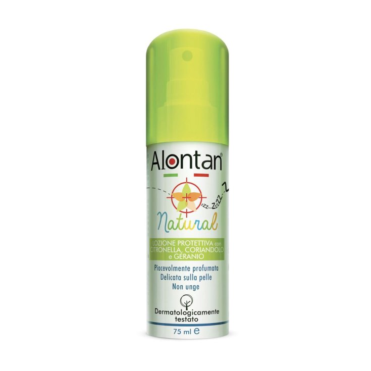 Alontan® Lotion Protectrice Naturelle A La Citronnelle Coriandre Et Géranium 75 ml
