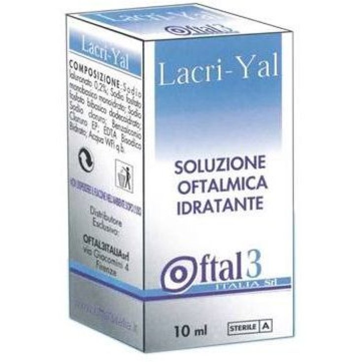 Oftal 3 Lacri-Yal Solution Ophtalmique Hydratante Gouttes 10 ml