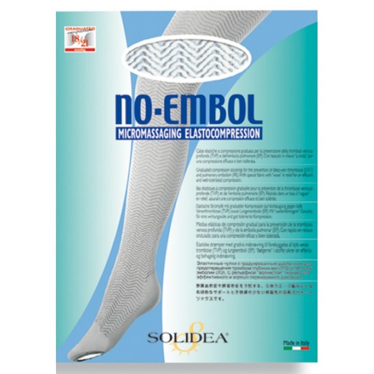 Solidea No Embol Medical Chaussettes Couleur Blanche Taille S