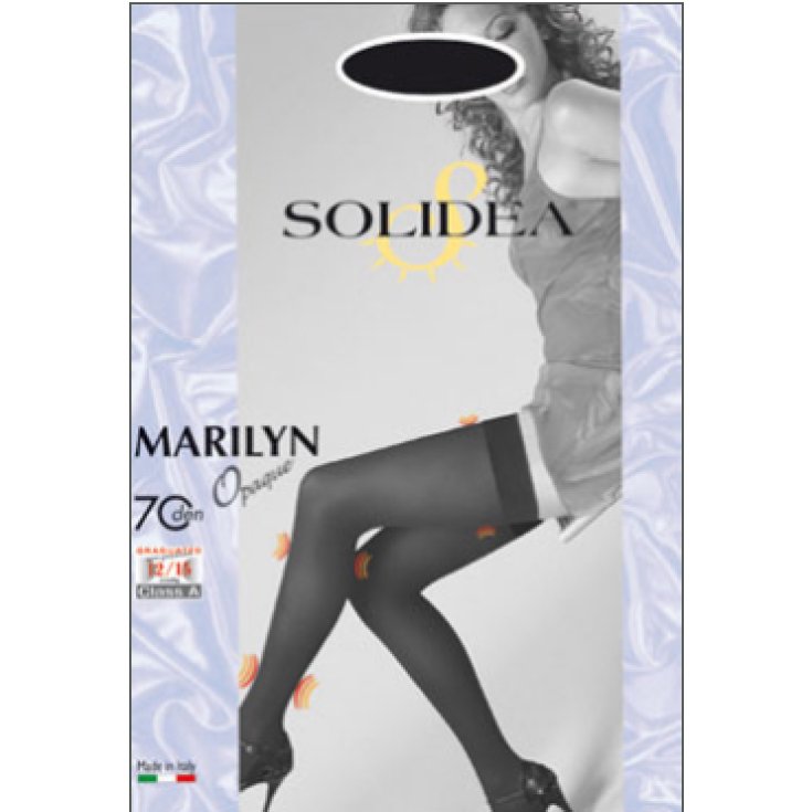 Solidea Marilyn 70 Bas Autofixant Opaque Couleur Fumée Taille 3