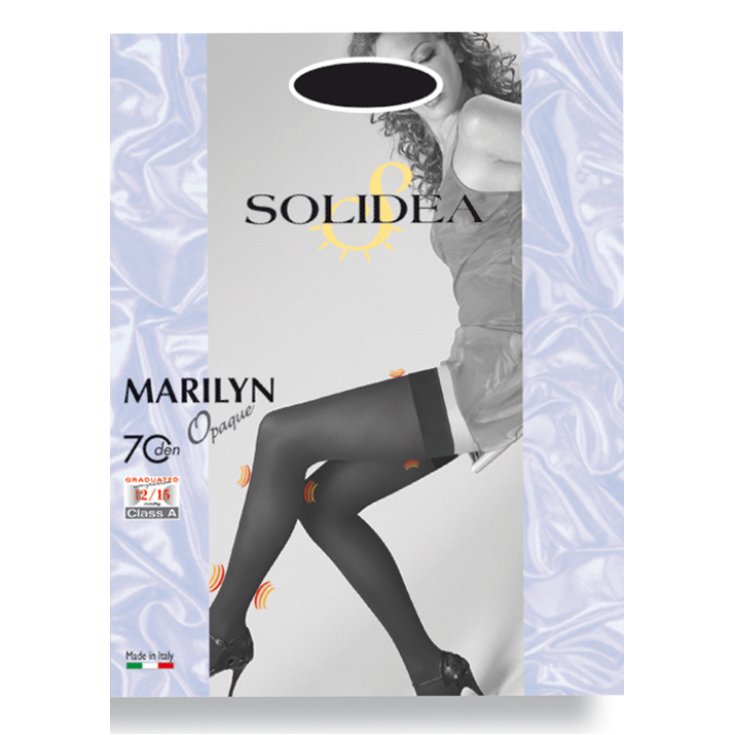 Solidea Marilyn 70 Opaque Stay-up Moka Couleur Taille 4