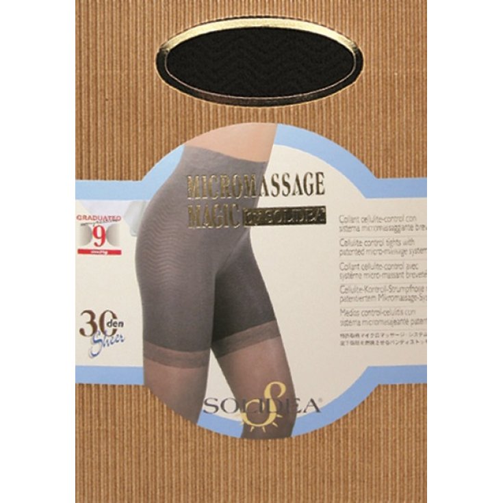 Solidea Magic 30 Collant Transparent Anticellulite Couleur Camel Taille 4