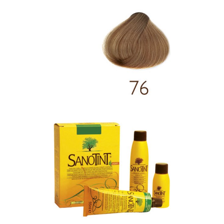 Cosval Sanotint Sensitive Dye Color Blond Ambré Numéro 76