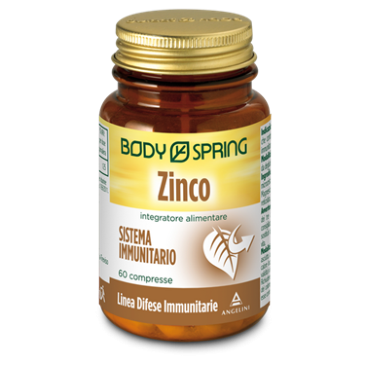 Body Spring Bio Zinc Complément Alimentaire 60 Comprimés