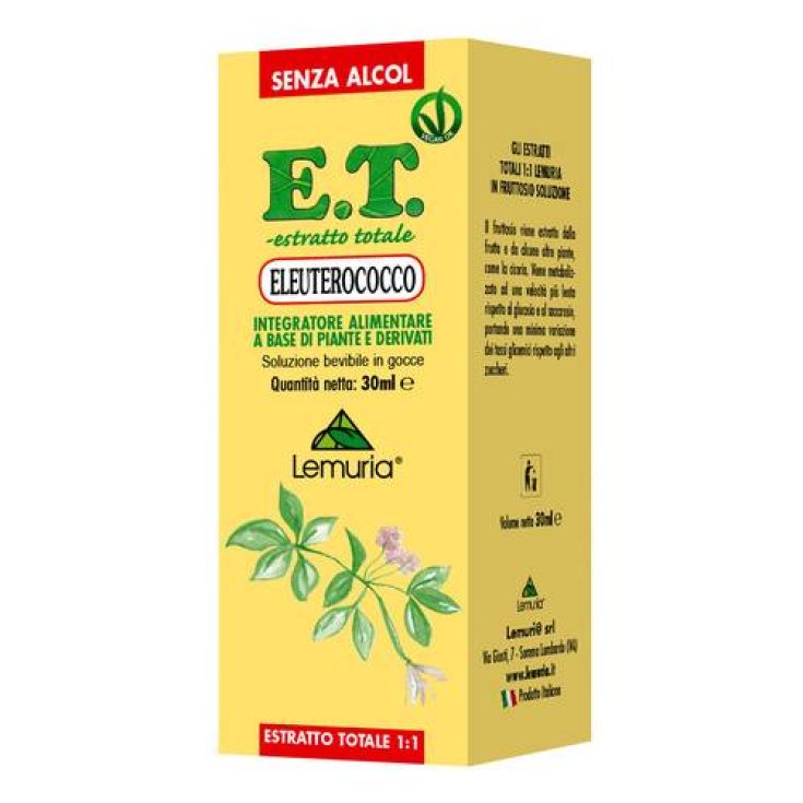 Lemuria Eleutherococcus Total Extract Complément Alimentaire 30 ml