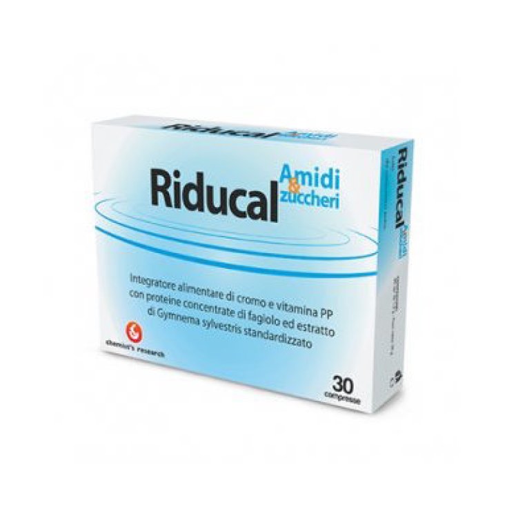 Chemist's Reserch Riducal Amidons & Sucre 30 Comprimés