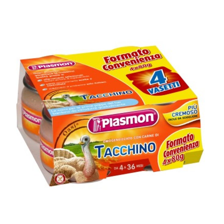 Plasmon Homogénéisé Dinde 4x80g