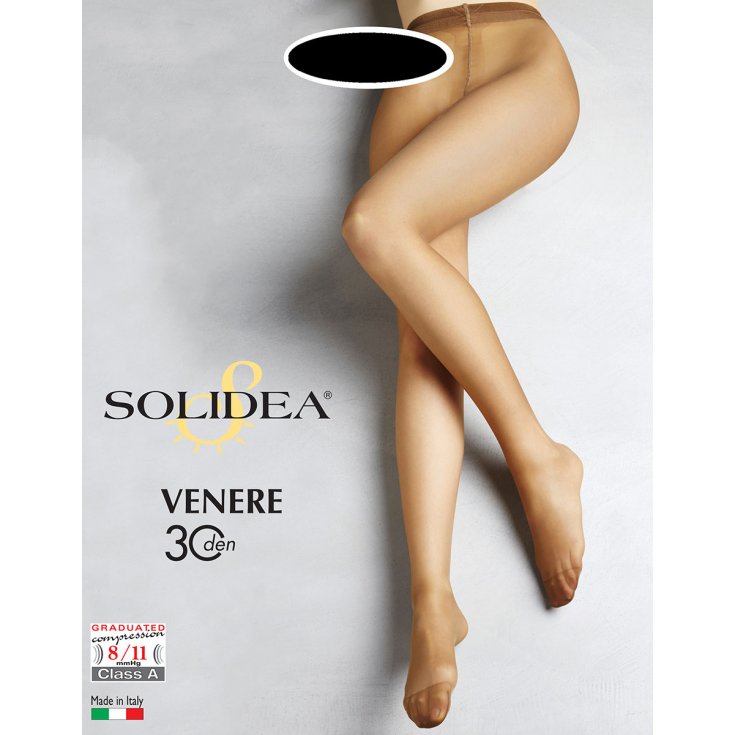 Solidea Venere 30 Nude Collant Couleur Sable Taille 4xl