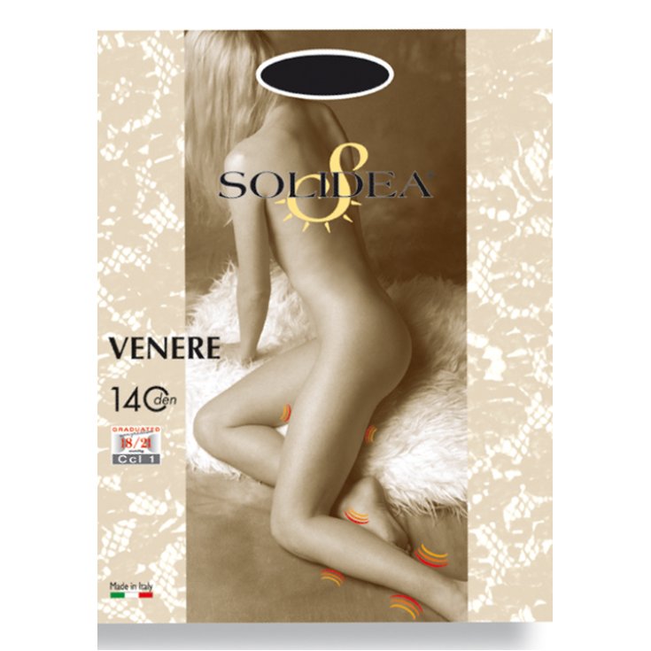 Collants Solidea Venere 140 Couleur Noir Taille 5-Xxl