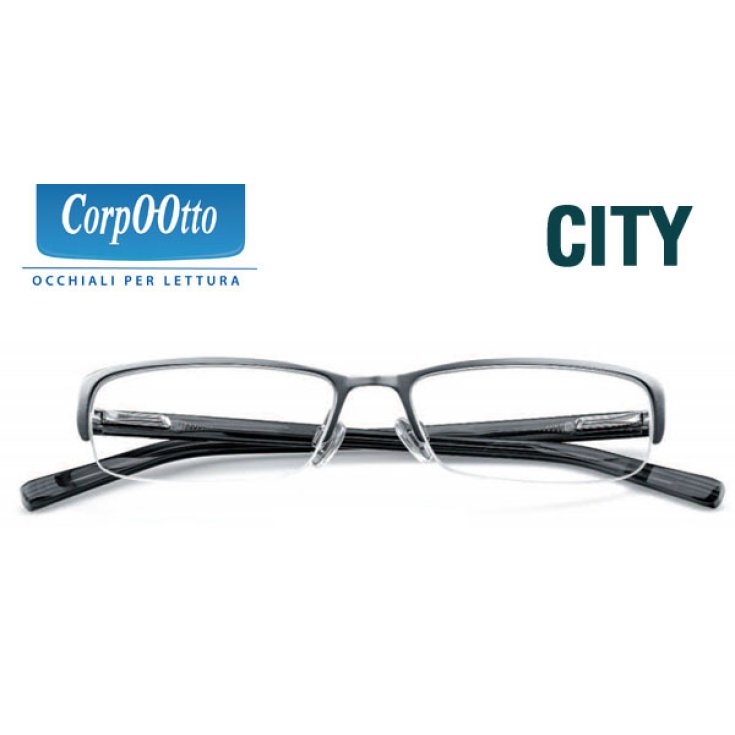 Corpootto City Lunettes de Lecture Couleur Gris Perle Dioptrie 2.50