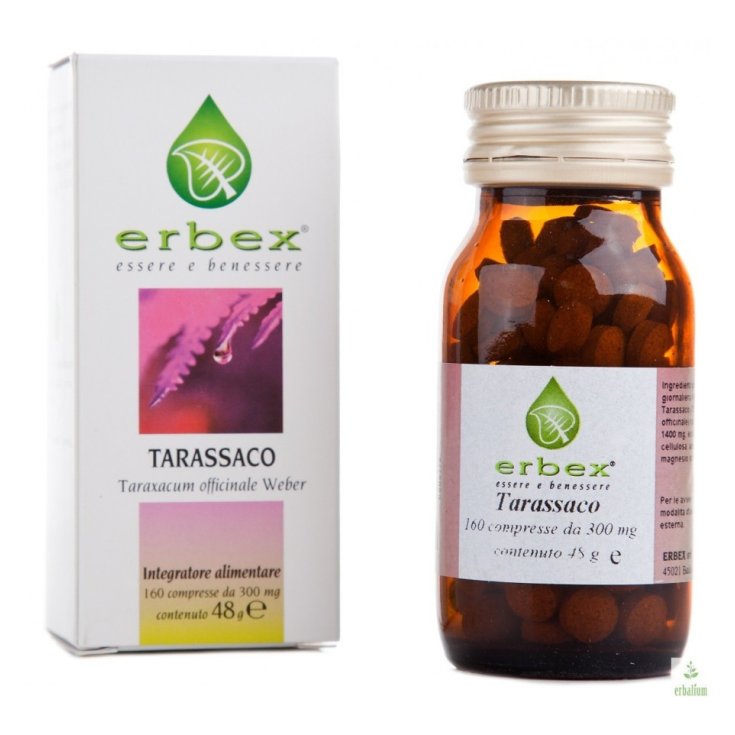 Erbex Tarassaco Complément Alimentaire 160 Comprimés De 0,3g