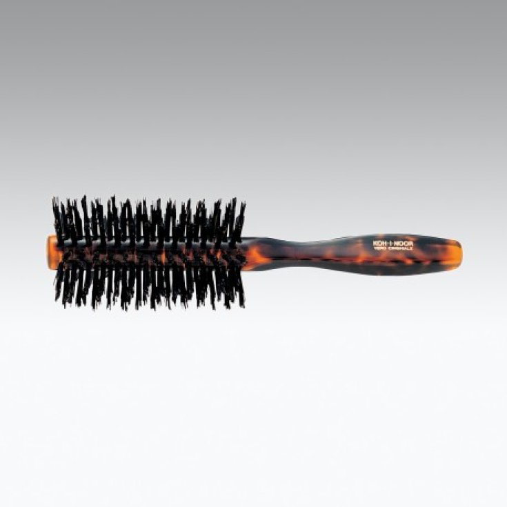 Koh-I-Noor Brosse Ronde Tortue En Poils De Sanglier Noir COD 204