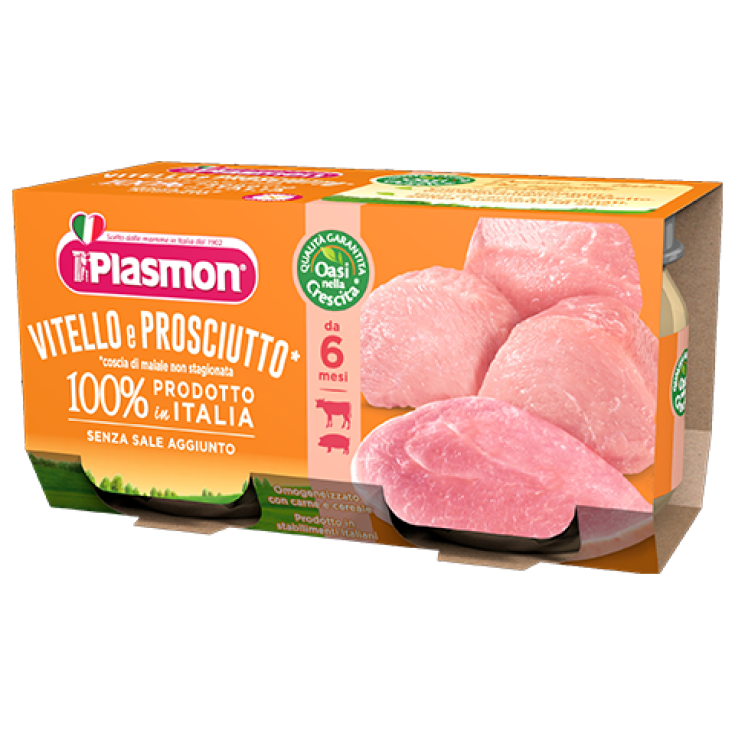 Plasmon Homogénéisé De Viande De Veau Et Jambon Cuit 2x80g