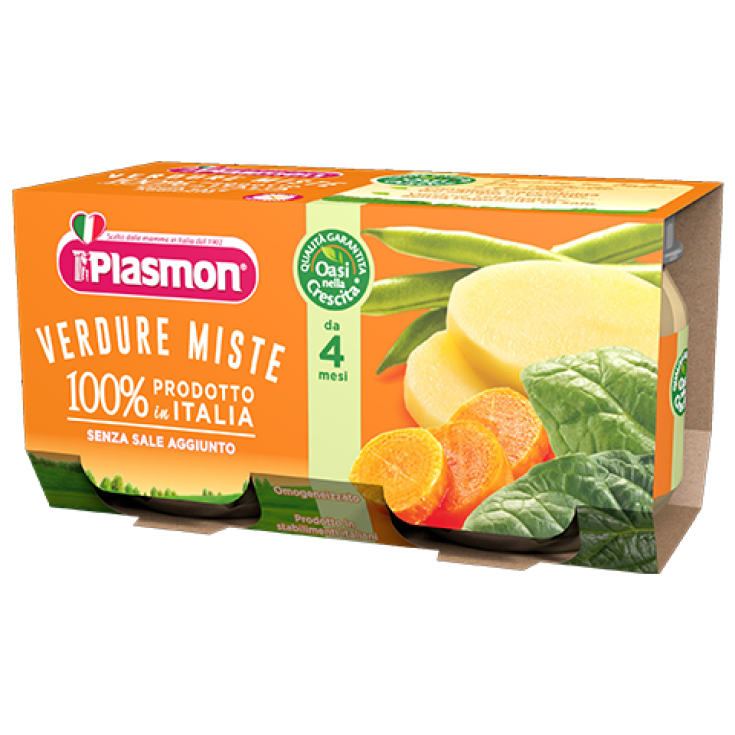 Plasmon Mélange de Légumes Homogénéisés 2x80g