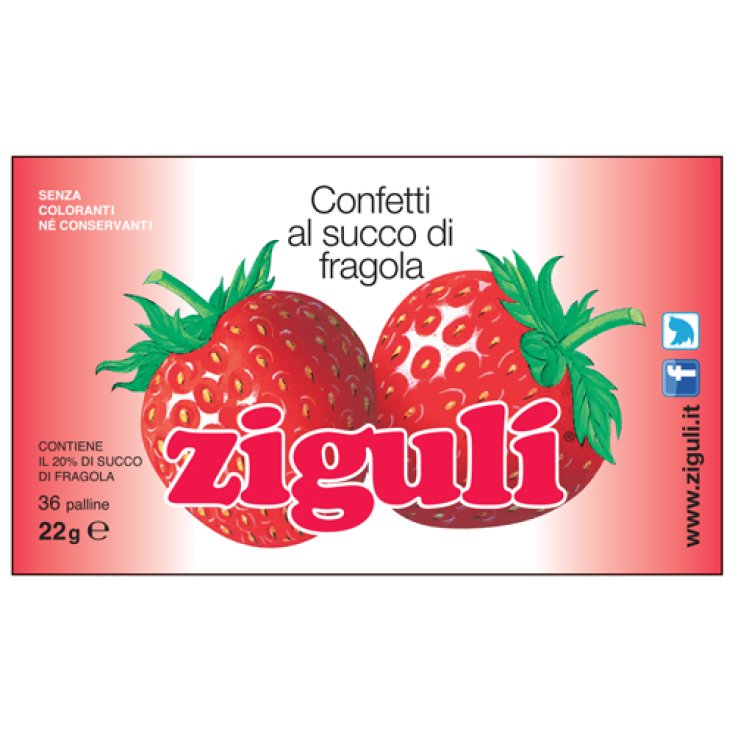 Ziguli Fraise 36 Boules 22g