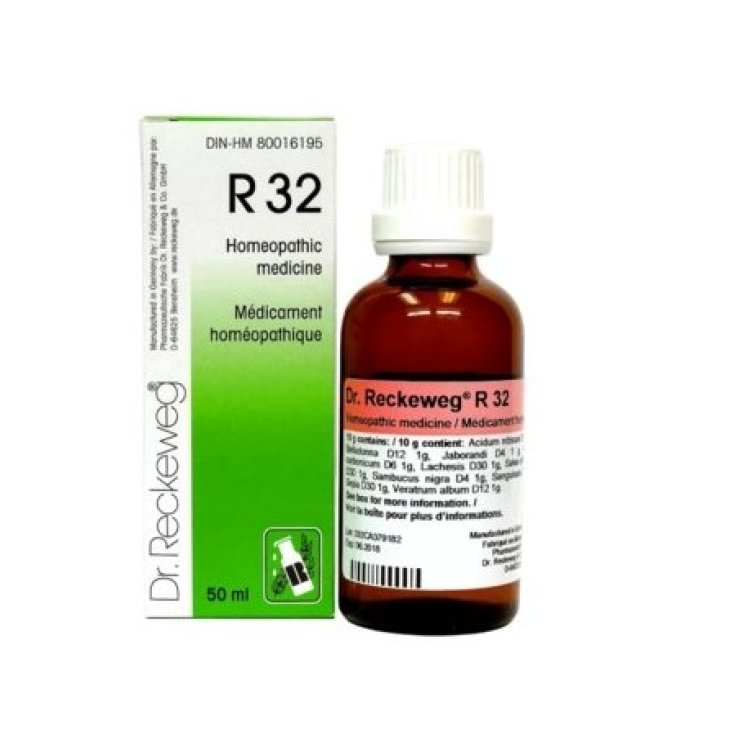 Dr. Reckeweg R32 Remède Homéopathique En Gouttes 22 ml