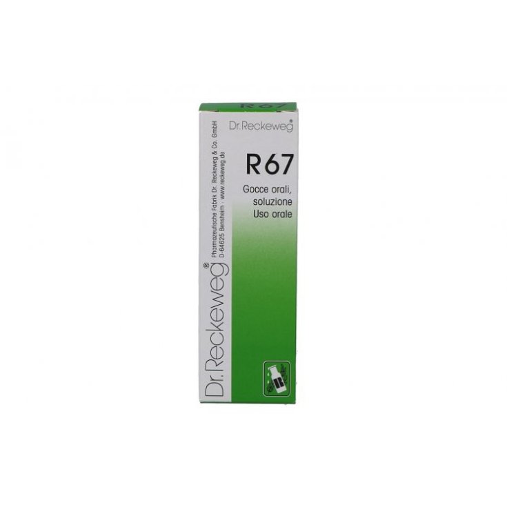 Dr. Reckeweg R67 Remède Homéopathique En Gouttes 22 ml