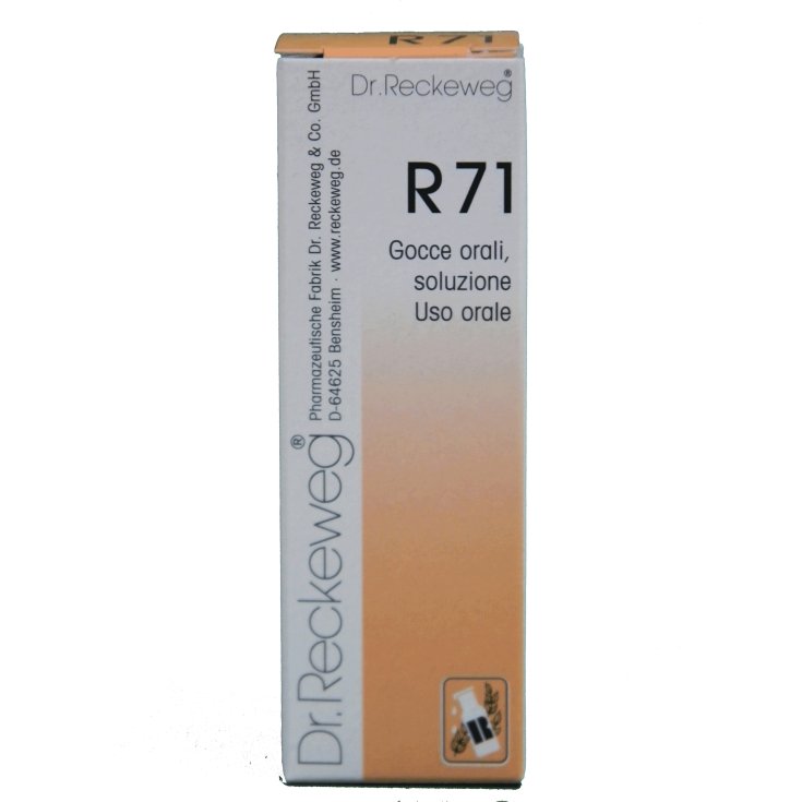 Dr. Reckeweg R71 Remède Homéopathique En Gouttes 22 ml