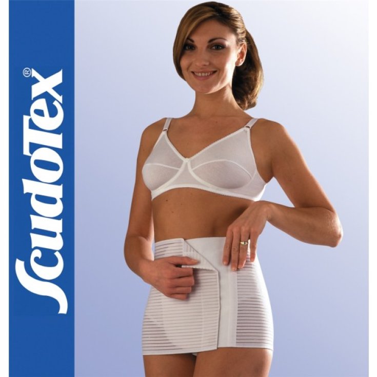 Luropas Scudotex Ceinture Multiflex Forme Ajustable Avec Panneau Coton 27cm Couleur Blanche Taille 5