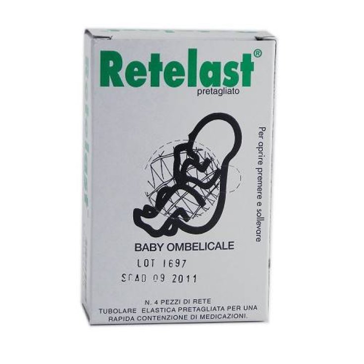 Retelast Baby Réseau ombilical élastique prédécoupé 4 réseaux