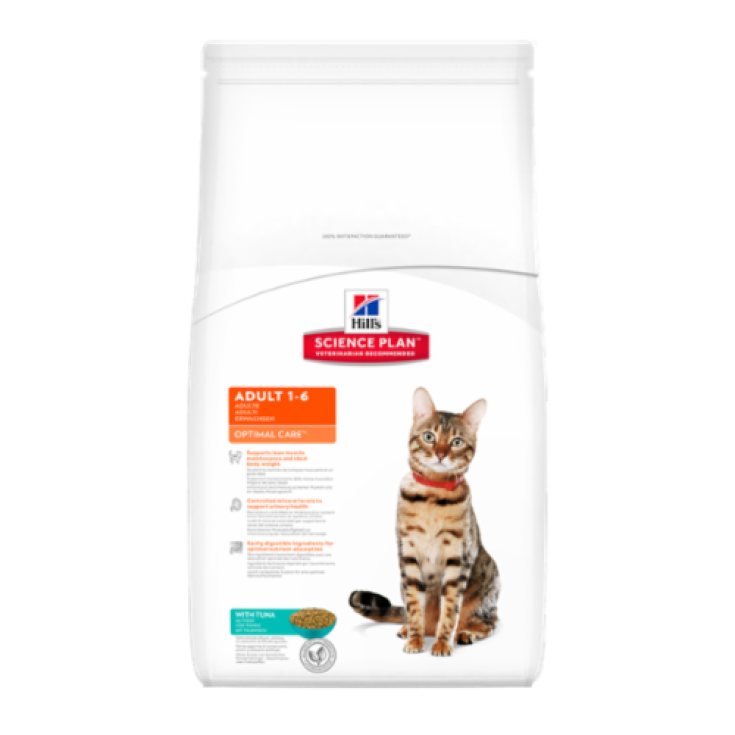 Hill's Science Plan Feline Adult Optimal Care au Thon 2kg