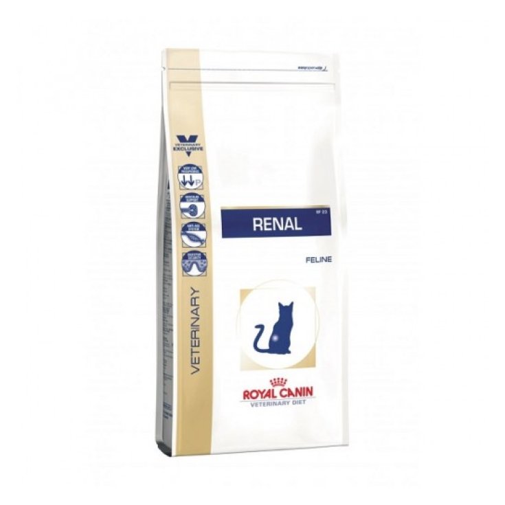 Royal Canin Veterinary Diet Renal Croquettes pour chats souffrant de problèmes rénaux 2 kg