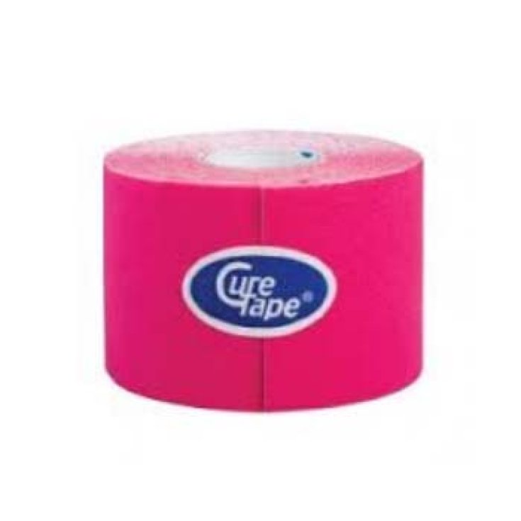 CureTape Patch Pour Bandage Fonctionnel Couleur Rose 5cm x5m